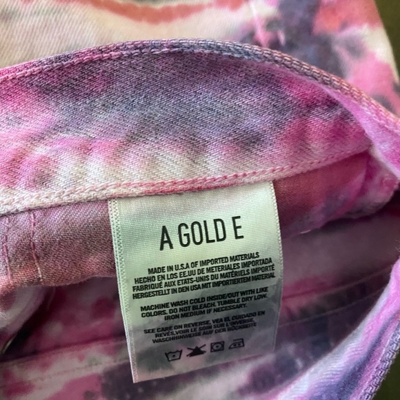 Agolde Tie Dye Parker shorts - Picture 5 of 8